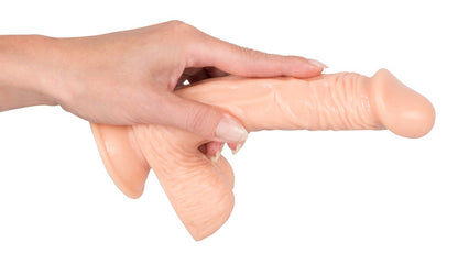 European Medium Dildo con Testicoli