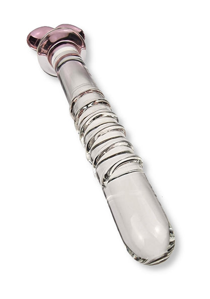 Poker Glass Dildo Heart