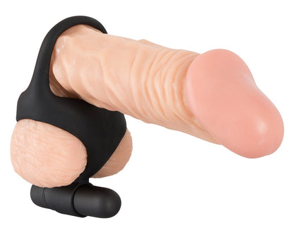 Vibrating cock & ball ring