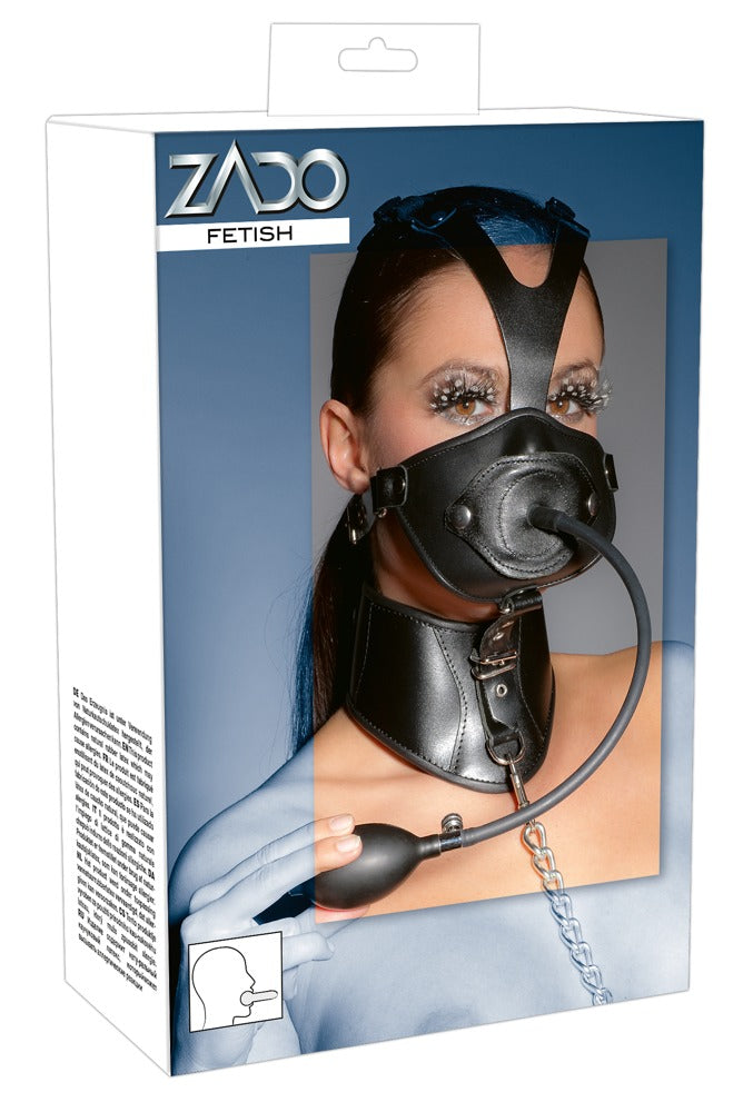 Maschera Facciale con Gag Mouth Gonfiabile