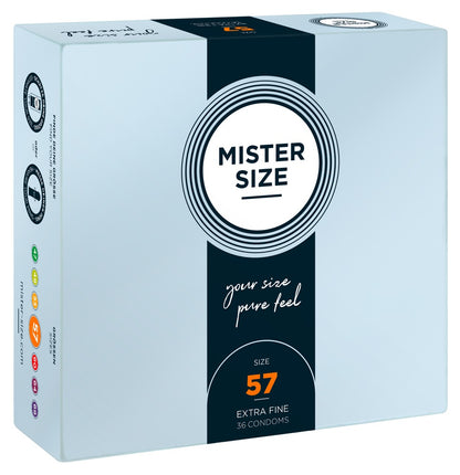 Mister Size 36 pz - Profilattici su Misura 57 mm