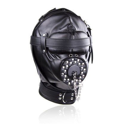 Mouth Gag Sensory Deprivation Hood