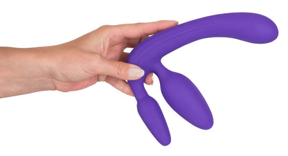 Triple Pleasure Strap-on Silicone