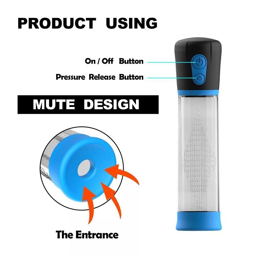 Blue Enlargement Penis Pump