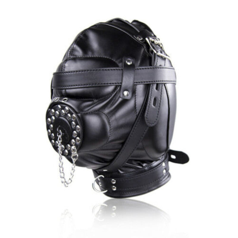 Mouth Gag Sensory Deprivation Hood