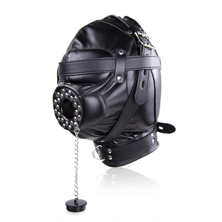 Mouth Gag Sensory Deprivation Hood