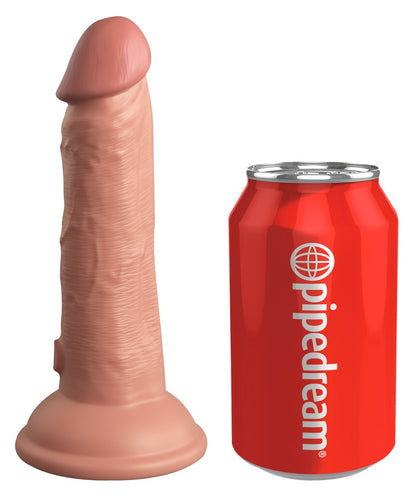 6" Vibrating Dual Density Silicone Cock