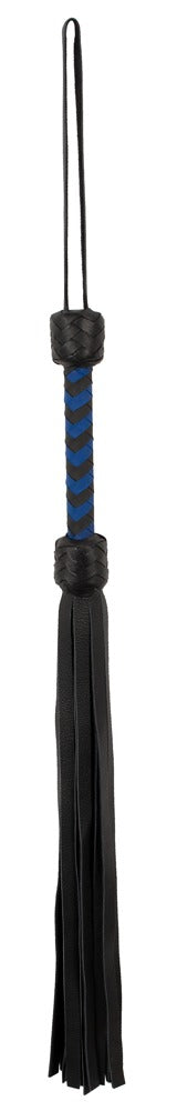 Flogger Pelle Nero Azzurro