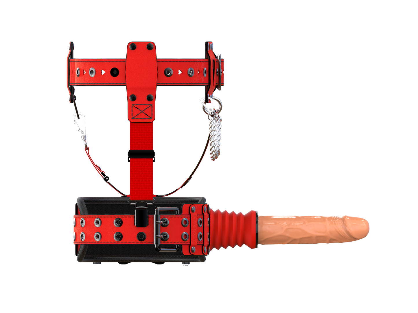 X4 Sex Machine With Strap-on Harness