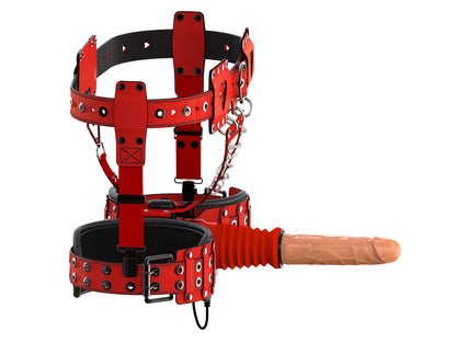 X4 Sex Machine With Strap-on Harness