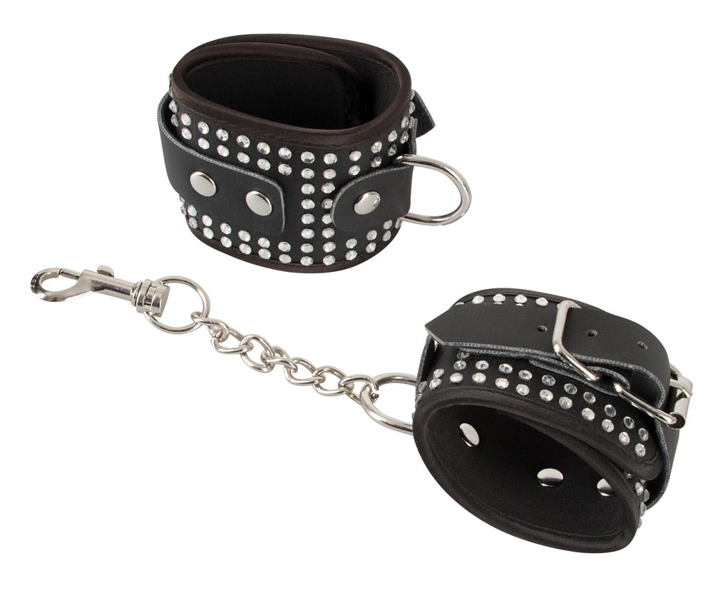 Set Bondage con Strass 4 Pezzi