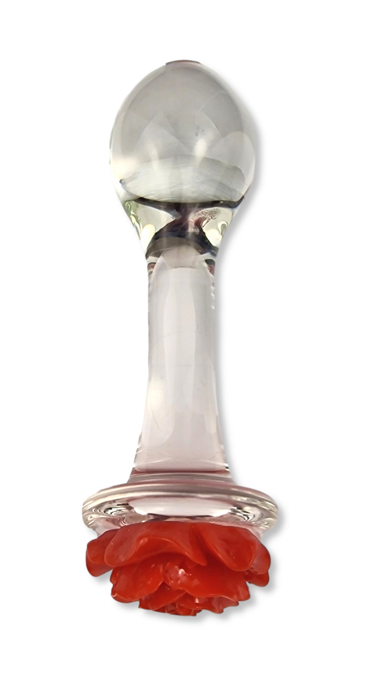 Rose Glass Plug Drop