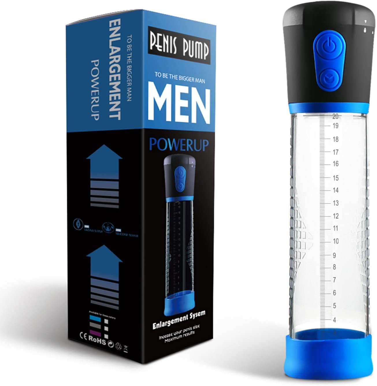 Blue Enlargement Penis Pump