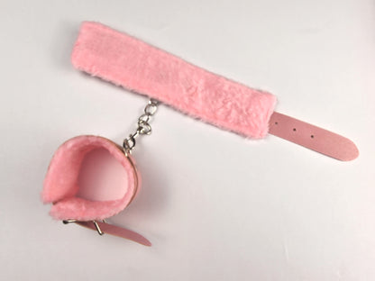 Manette Ecopelle e Peluche - Rosa