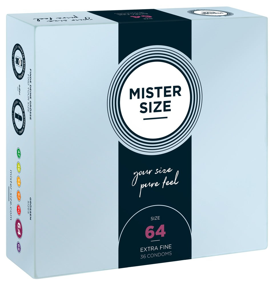 Mister Size 36 pz - Profilattici su Misura 64 mm