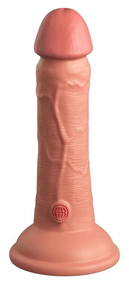 6" Dual Density Silicone Cock