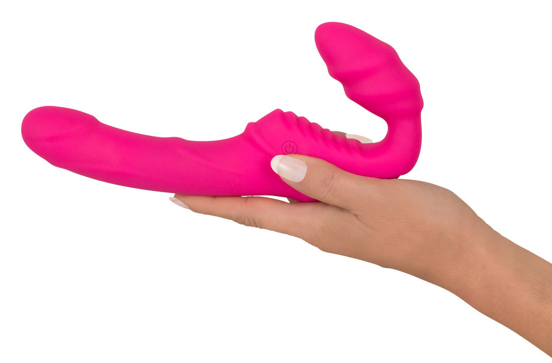 Strapless Vibrating Strap On