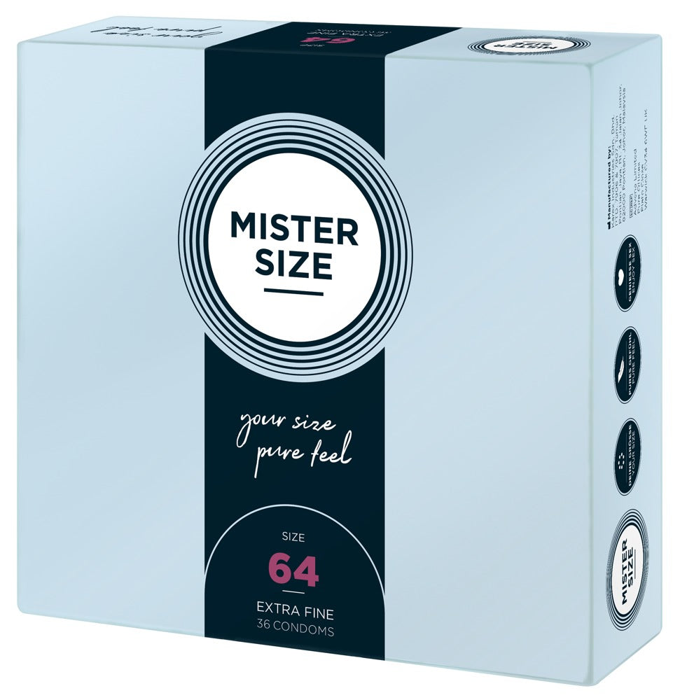 Mister Size 36 pz - Profilattici su Misura 64 mm