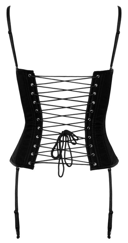 Corsetto Nero con Zip