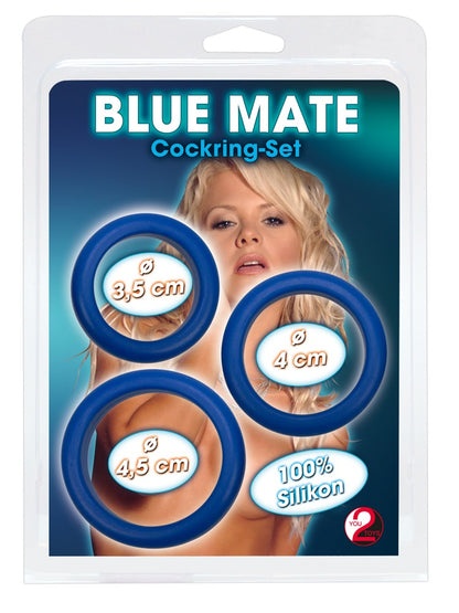 Blue Mate Set Anelli Fallici