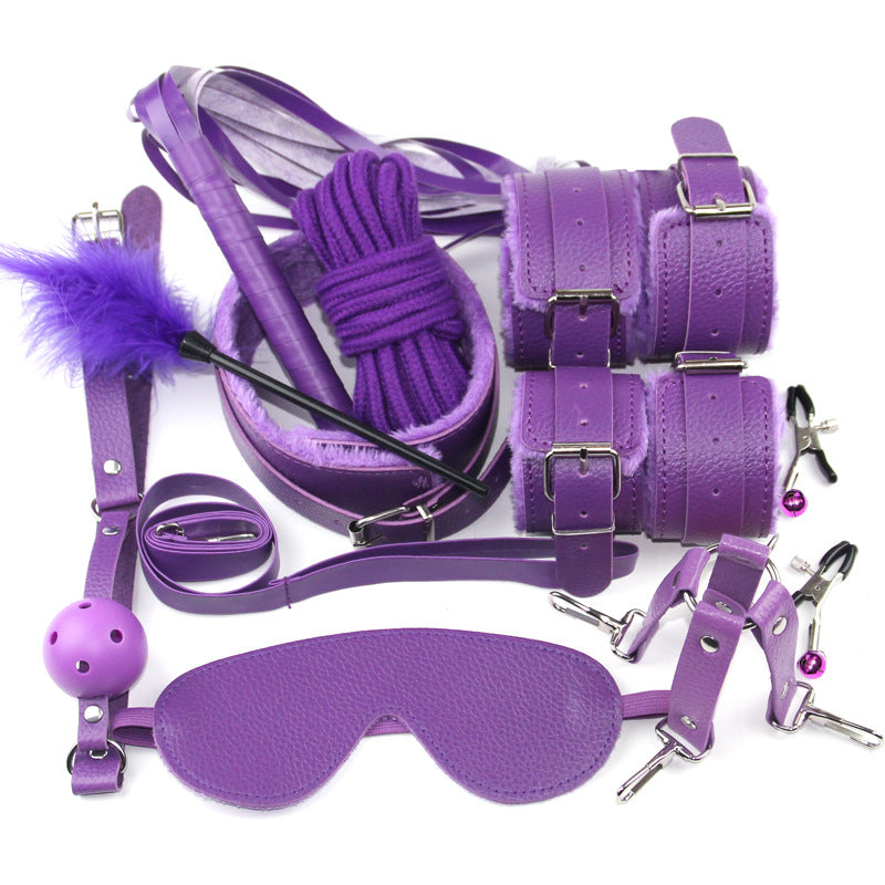 Bondage Set 10pz - Viola