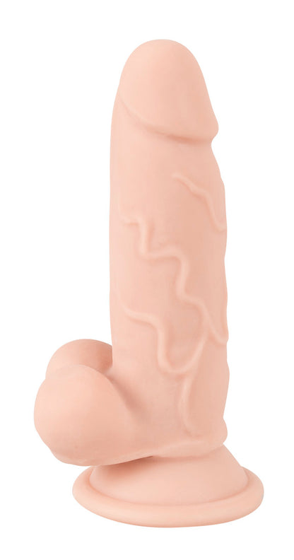 Dildo Naturale Flessibile con Testicoli SMALL