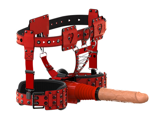 X4 Sex Machine With Strap-on Harness