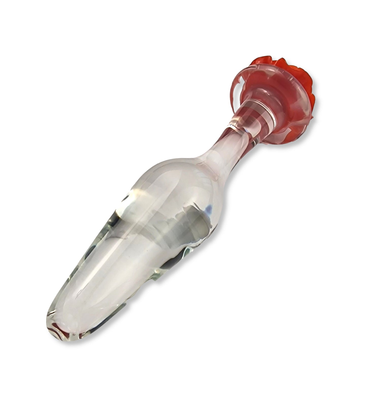 Rose Glass Plug Cone