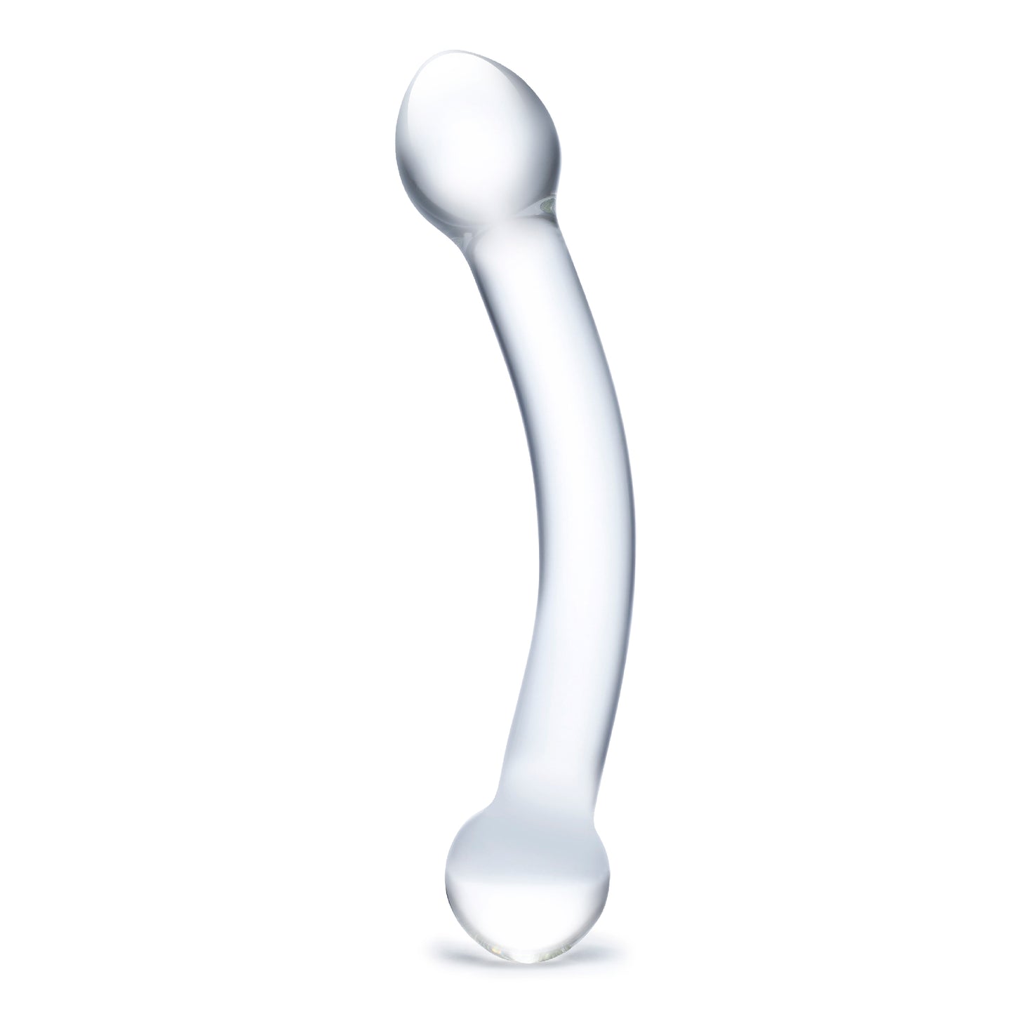 Curved G-Spot Stimulator Glass Dildo