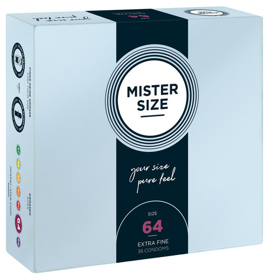 Mister Size 36 pz - Profilattici su Misura 64 mm