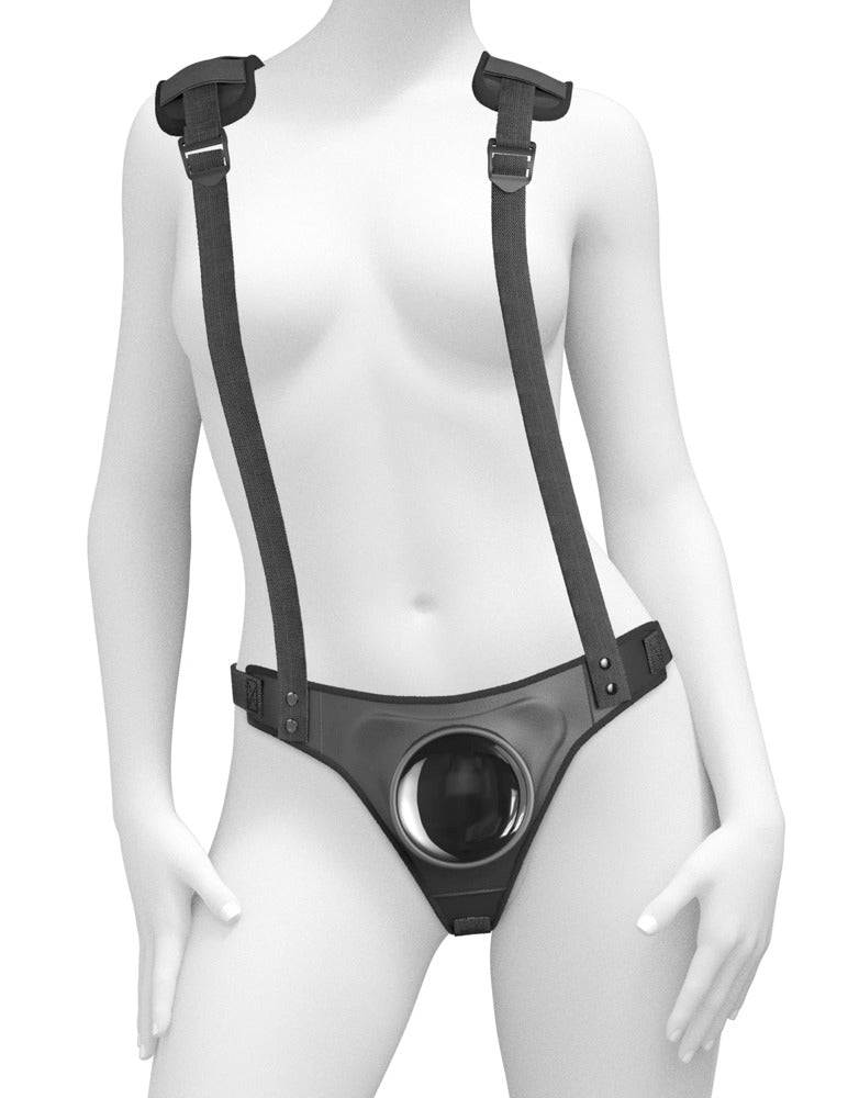 Strap-On Suspenders Body Dock