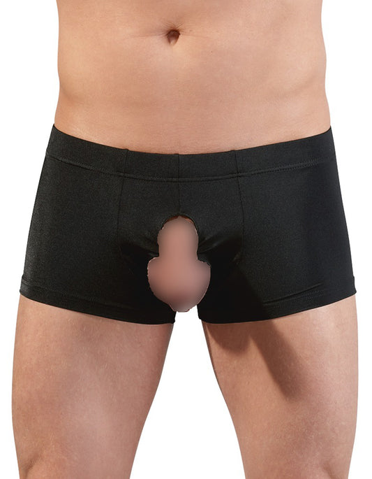 Boxer con apertura per pene e testicoli