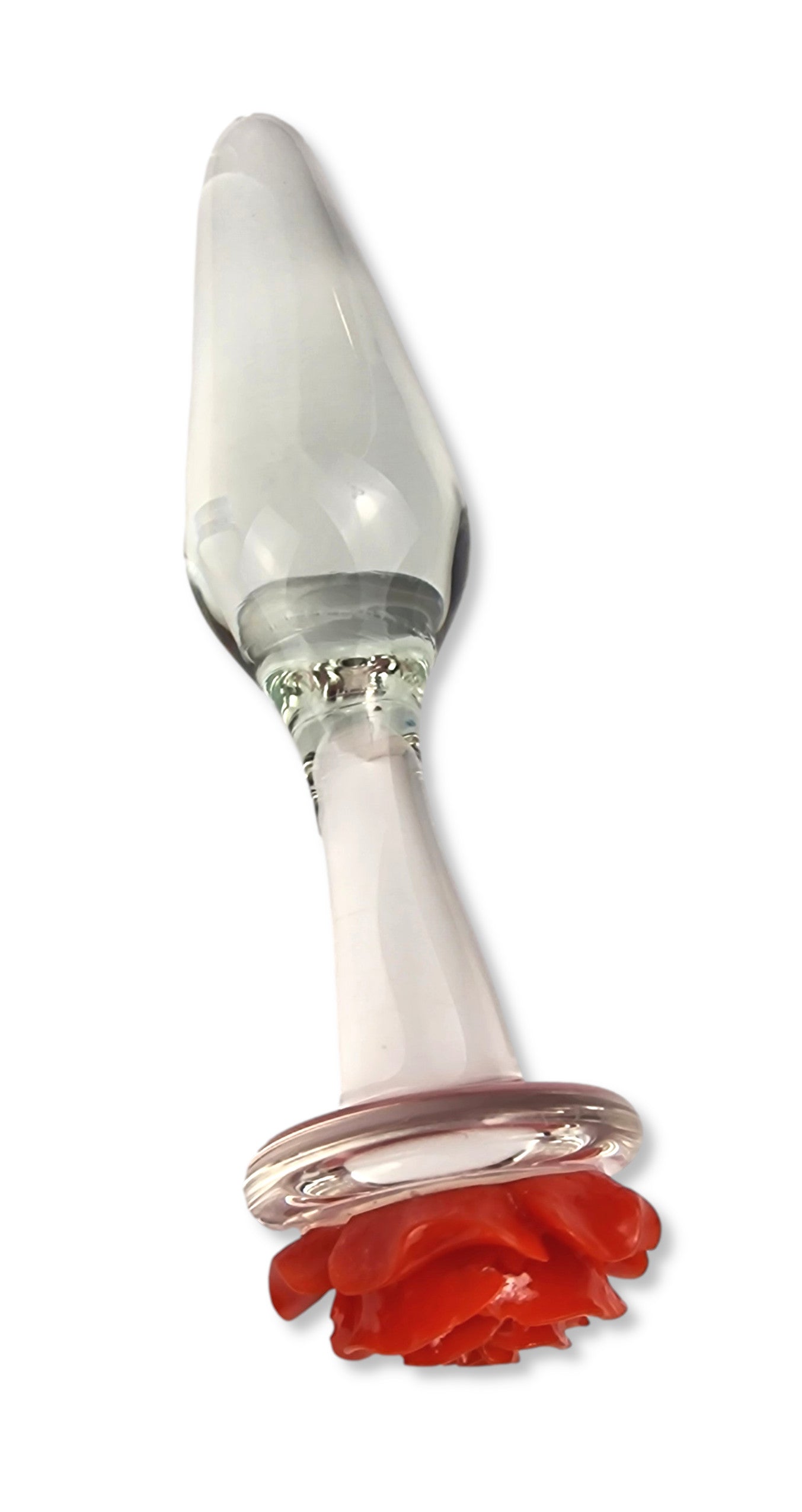 Rose Glass Plug Cone