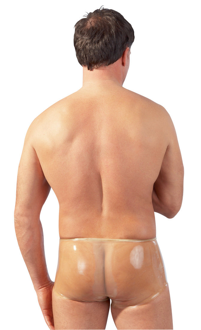 Boxer Latex da Uomo con Guaina Fallica