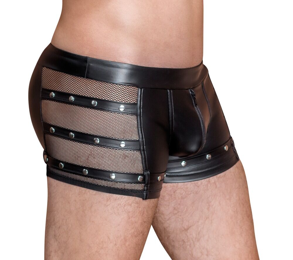 Boxer con zip e cinghie