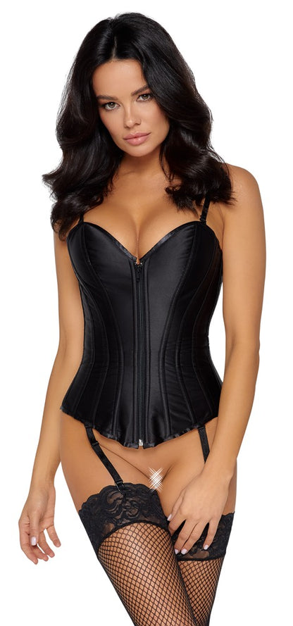 Corsetto Nero con Zip