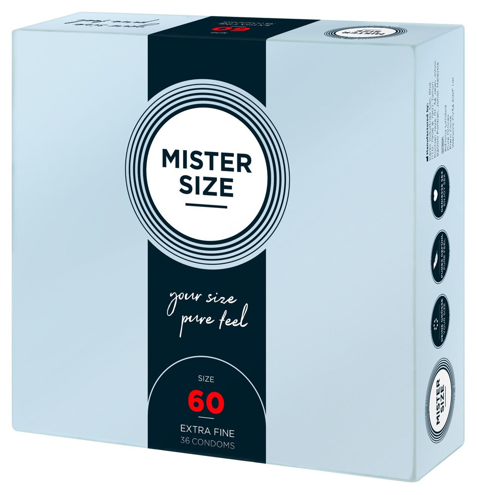 Mister Size 36 pz - Profilattici su Misura 60 mm